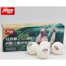 М'яч пластиковий DHS Tournament RS40+ 3Star ITTF (10 шт\уп)