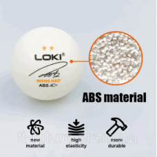 М'яч Loki Wan Hao ABS 40+ 3Star